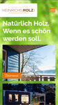 Mobile Screenshot of heinrichs-holz.de